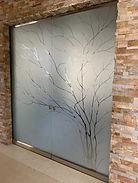frosted glass