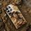 Thumbnail: Faux Wood Carved Lion Tough Case, iphone 16, galaxy S 25, Google Pixel 9