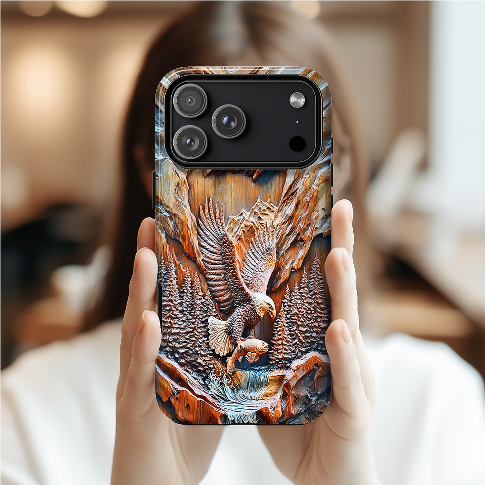 Thumbnail: Mens Bald Eagle Tough Case, Masculine iphone, Galaxy S, pixel Devices