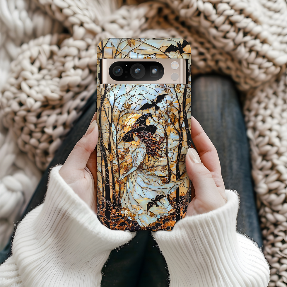 Thumbnail: Faux Stained glass Witch tough Case