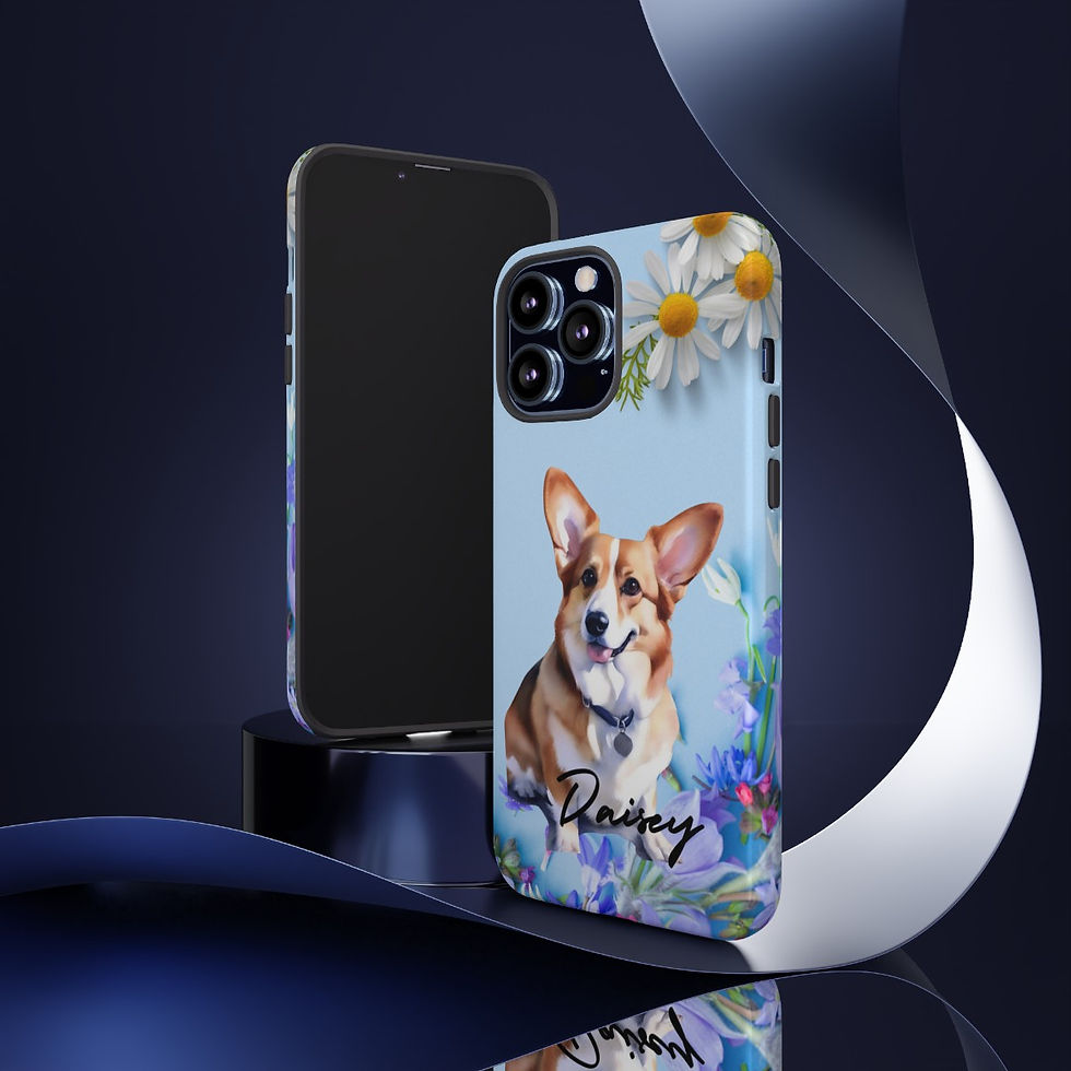 Thumbnail: Custom Painted Pet Portraits, Tough Cases, Personalized Pet Photo Case