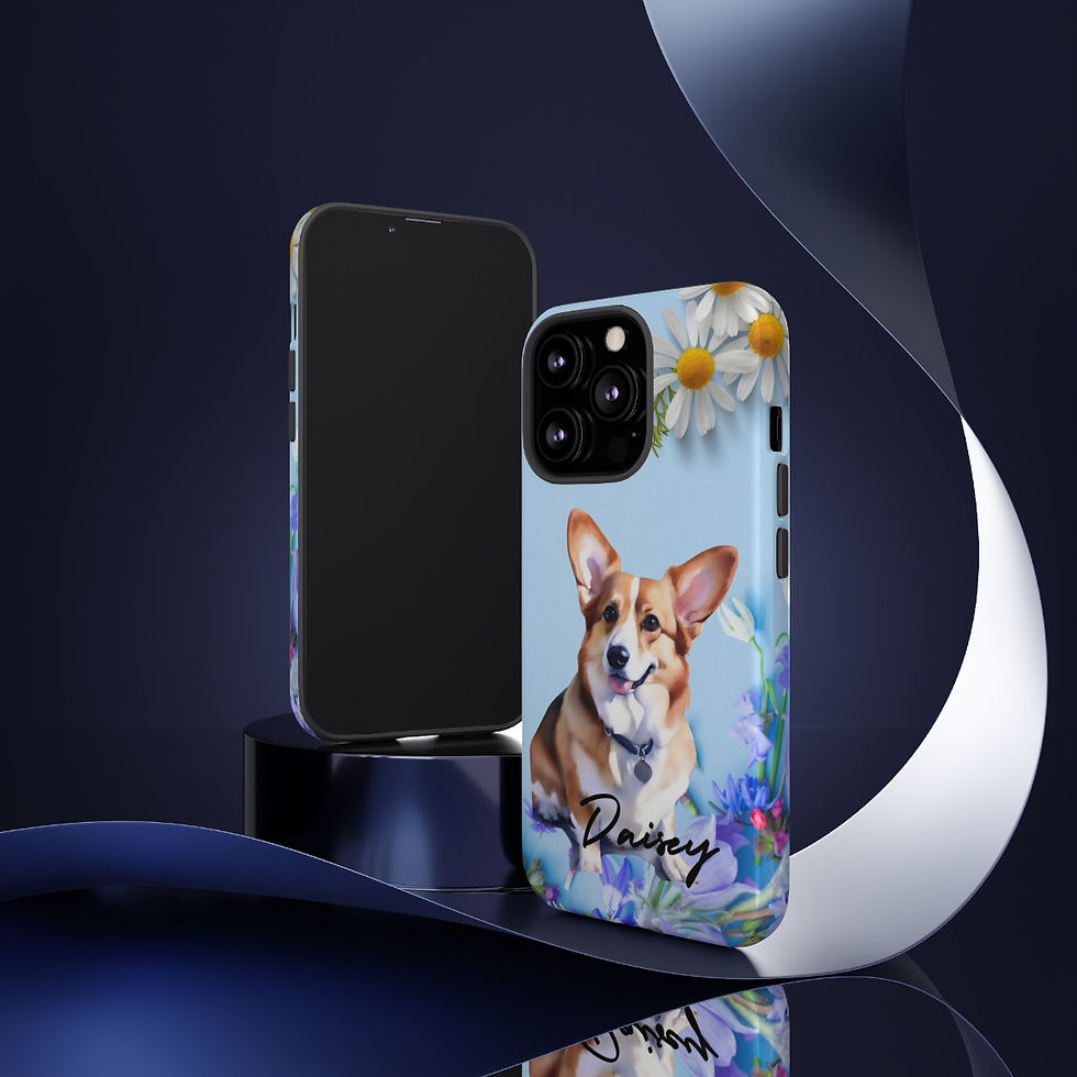 Thumbnail: Custom Painted Pet Portraits, Tough Cases, Personalized Pet Photo Case