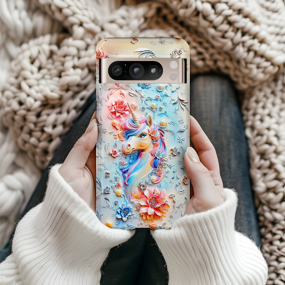 Thumbnail: Mystic Unicorn Tough Phone Case, iPhone, Galaxy S, Pixel