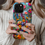 Thumbnail: Faux Felt Wildflower Tough case for iphone 15 16, Galaxy S 24 25 and Pixel 8 9