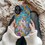 Thumbnail: Faux Stained Glass Mystic Unicorn Tough Phone Case, iPhone, Galaxy S & Pixel