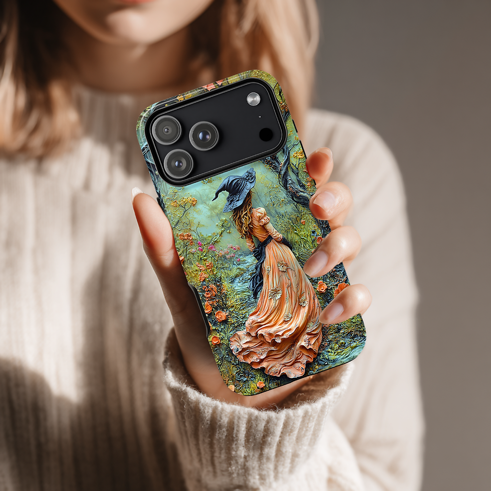 Thumbnail: Victorian Era Witch tough Phone Case, iphone, Galaxy S, and Pixel Devices