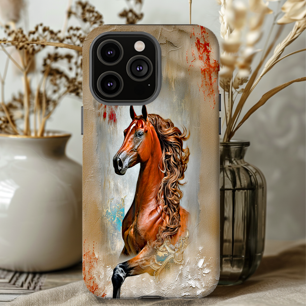 Wild Mustang Horse Tough Phone Case