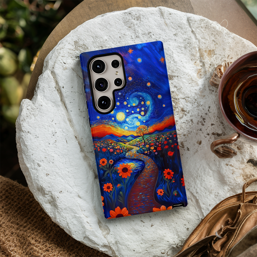 Thumbnail: Van Gogh Starry Night Tough Case, iphone, Galaxy S, Google Pixel