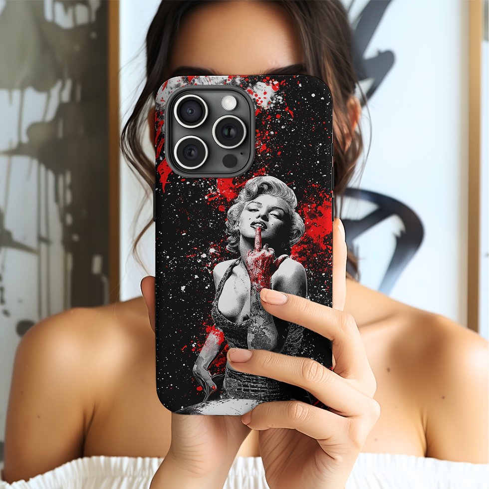 Thumbnail: Marilyn Monroe Flippin the Bird Pop Art Tough Case
