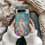 Thumbnail: Faux Stained Glass Mystic Unicorn Tough Phone Case, iPhone, Galaxy S & Pixel