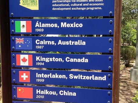 New SSCA Sign at City Hall