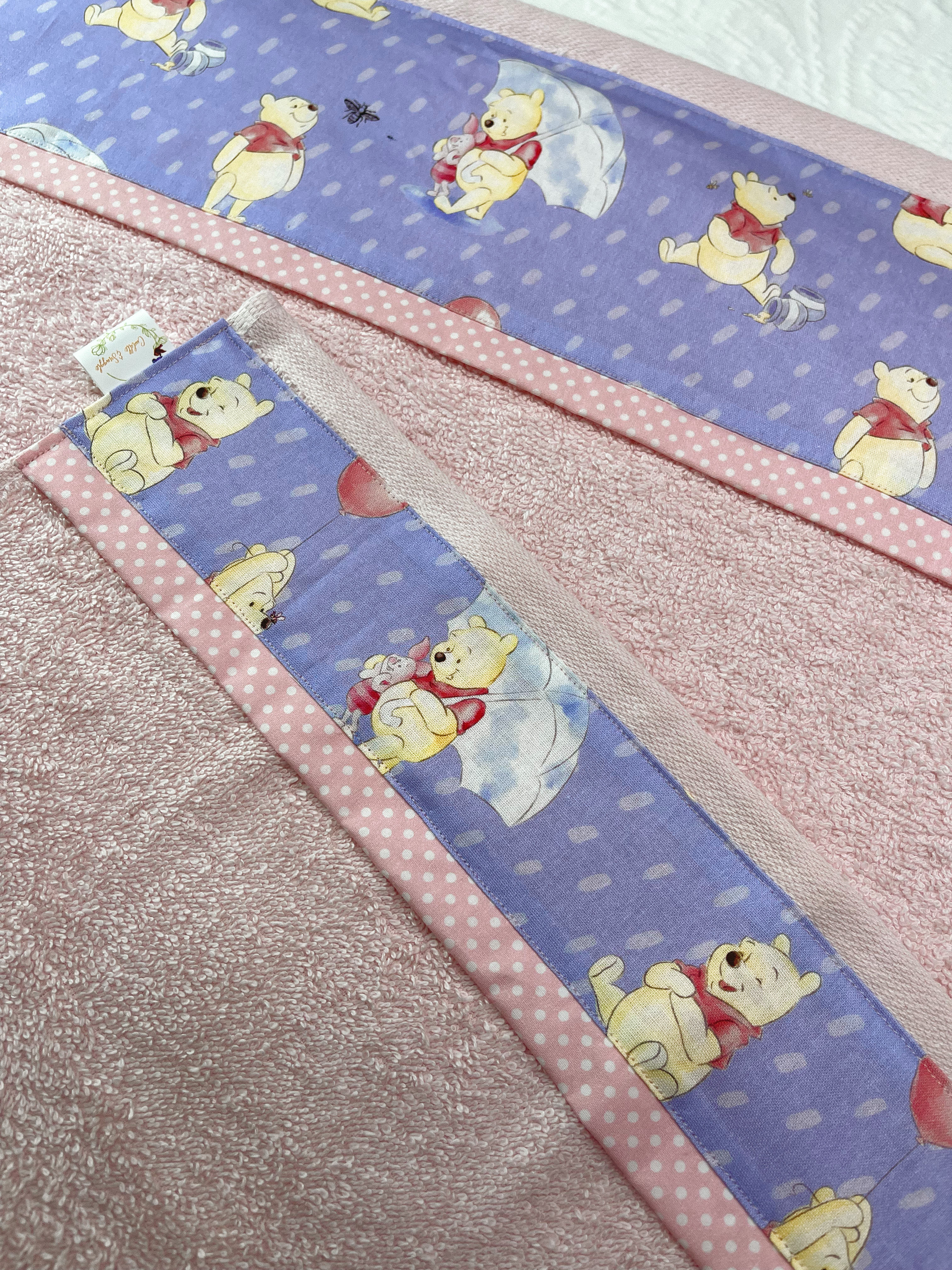 Towel and Face Washer set - Pooh & Piglet - It's Raining Again