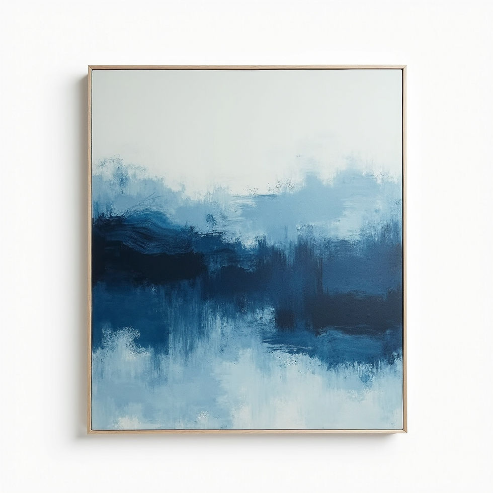 Abstract Shoreline Blues