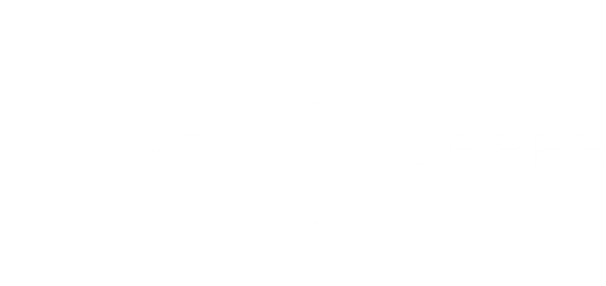 Coast Coffee's logo - an anchor and rope tied into a bow