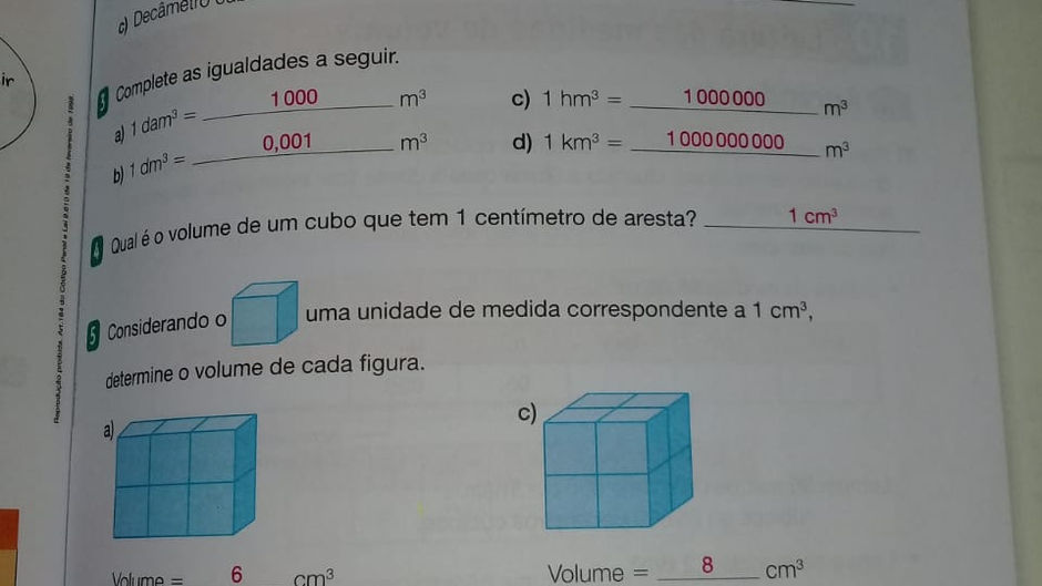 12/11 - 5º ano - Ciências e Matemática - Profª. Cida