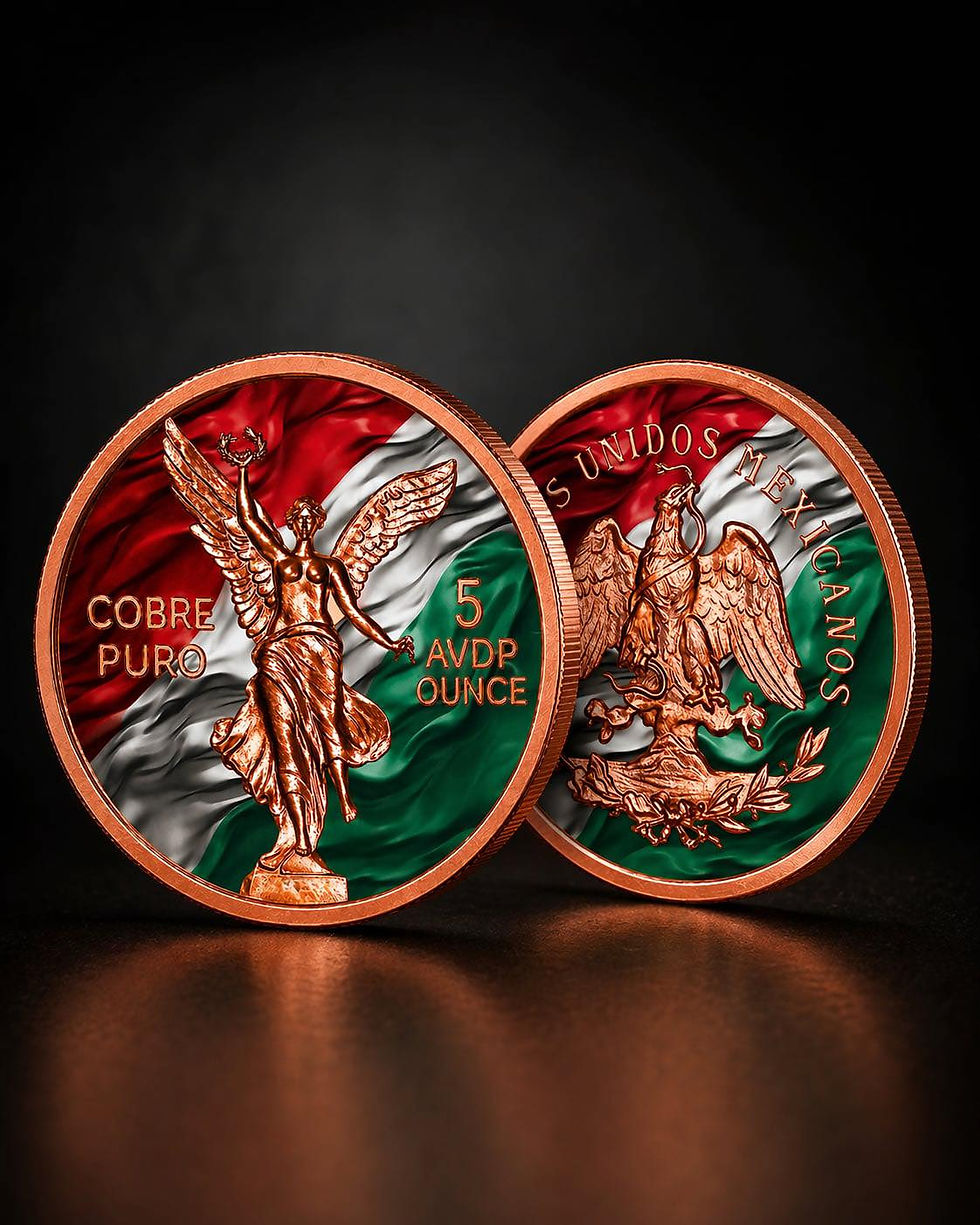 Thumbnail: 5 oz Ember of Mexico .999 Copper Round