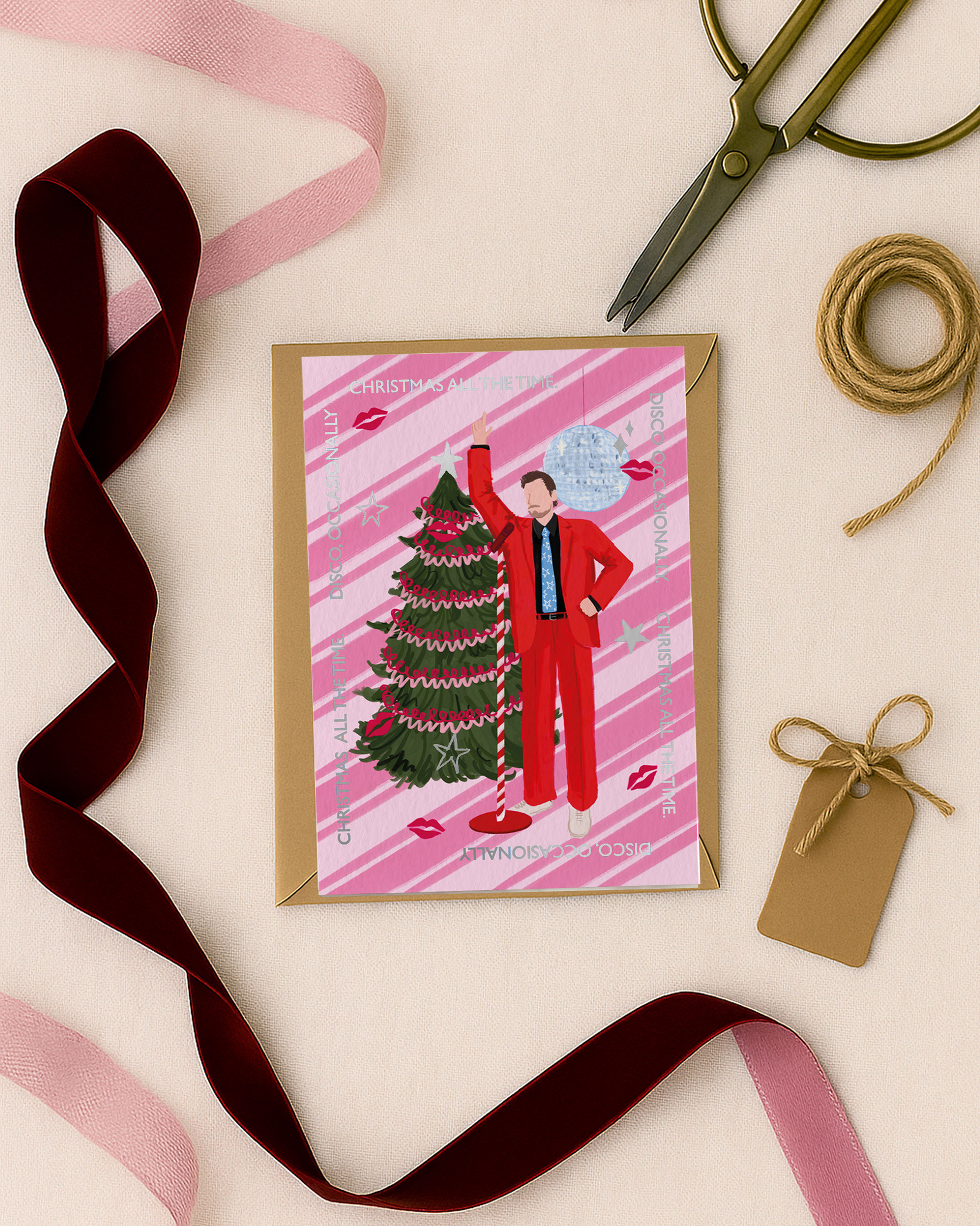 Harry Styles Christmas All The Time Card