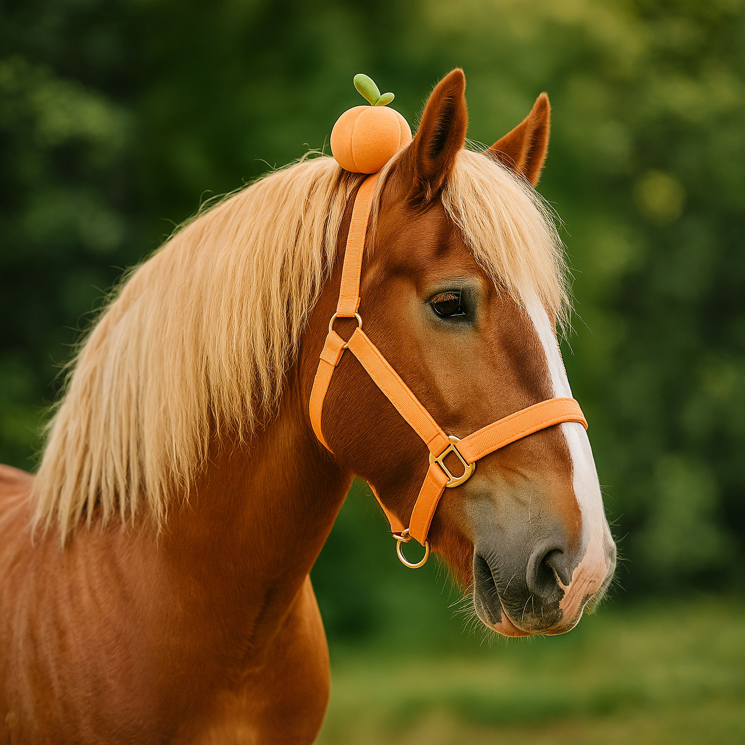 Orange You Glad Horse Halter Set