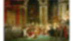 Jacques-Louis David, La consagración de Napoleón, 1807. Óleo sobre lienzo, 621 × 979 cm. Museo del Louvre, París.