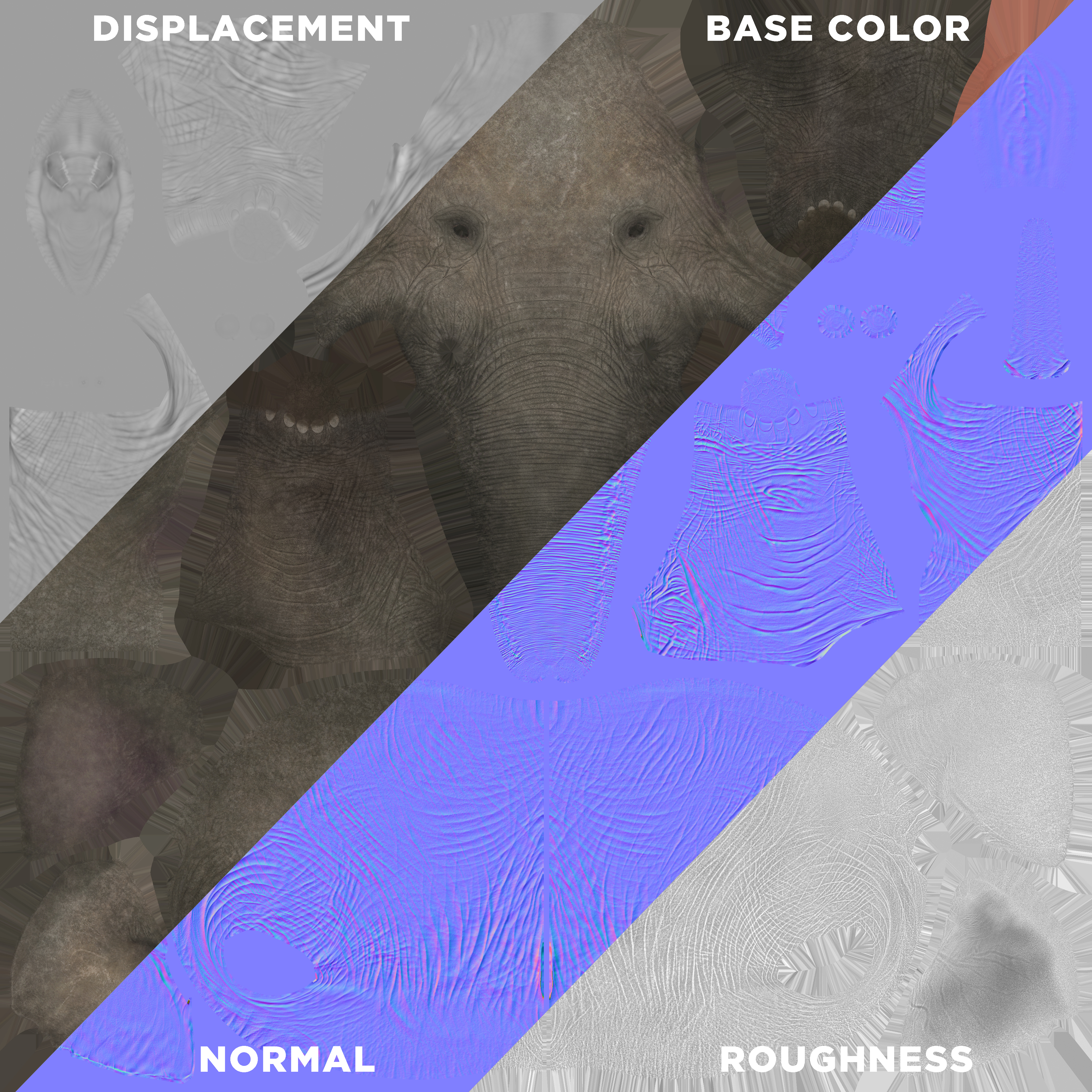 uv space body textures