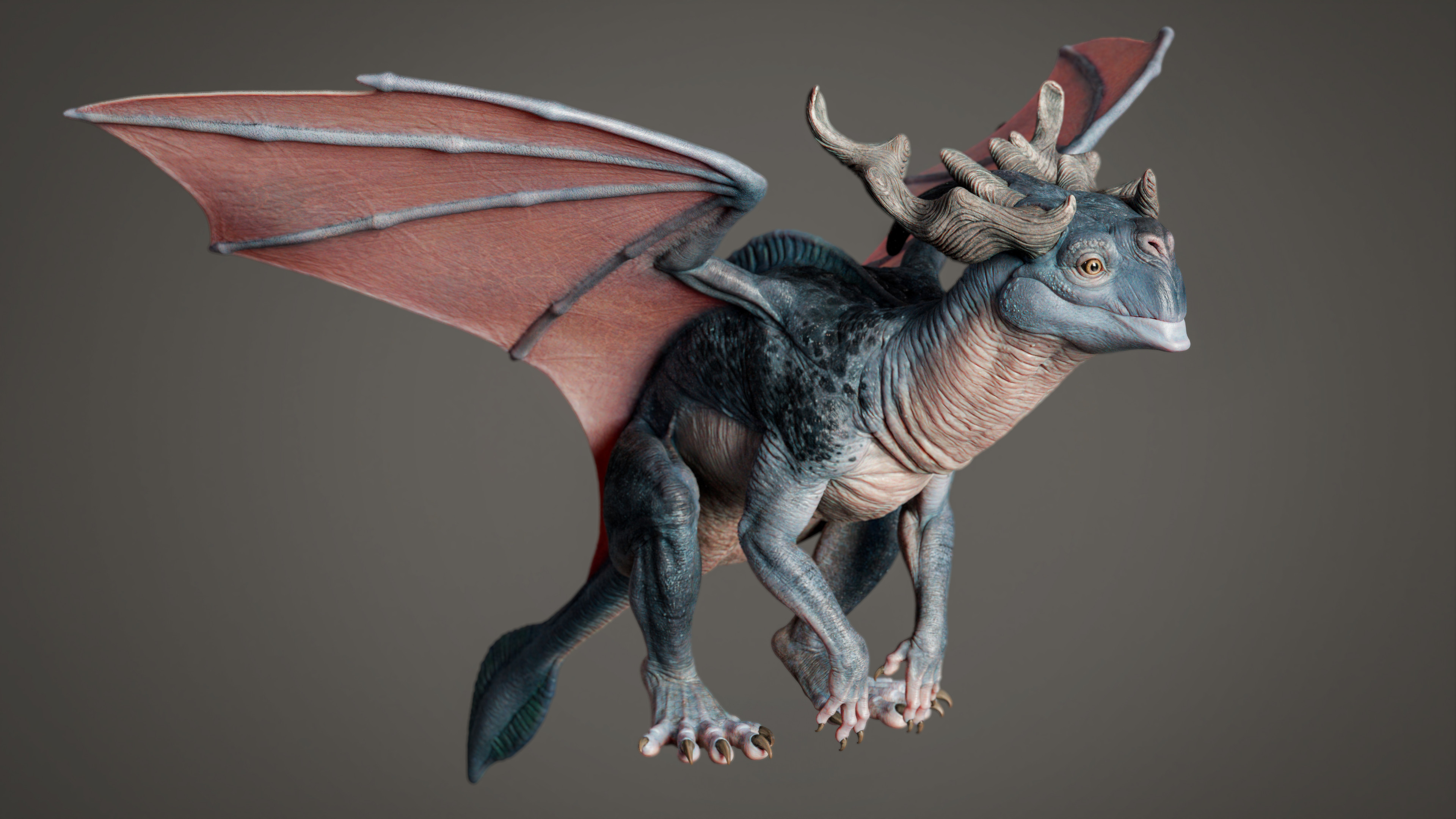 dragon body cgi render