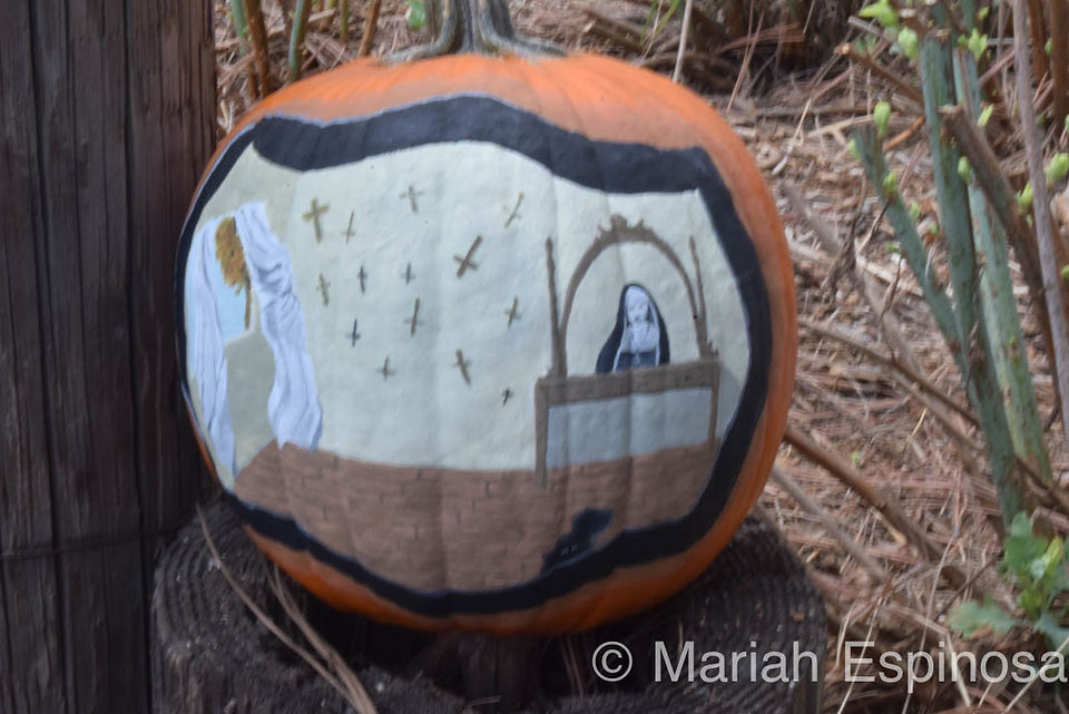 painted pumpkin