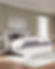 Maeling White LED Queen Bed