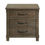 Thumbnail: Scott Vintage Brown 2-Drawer Nightstand w/USB