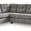 Thumbnail: Marleton Gray 2pc Full Size Sleeper Sectional (LSF)