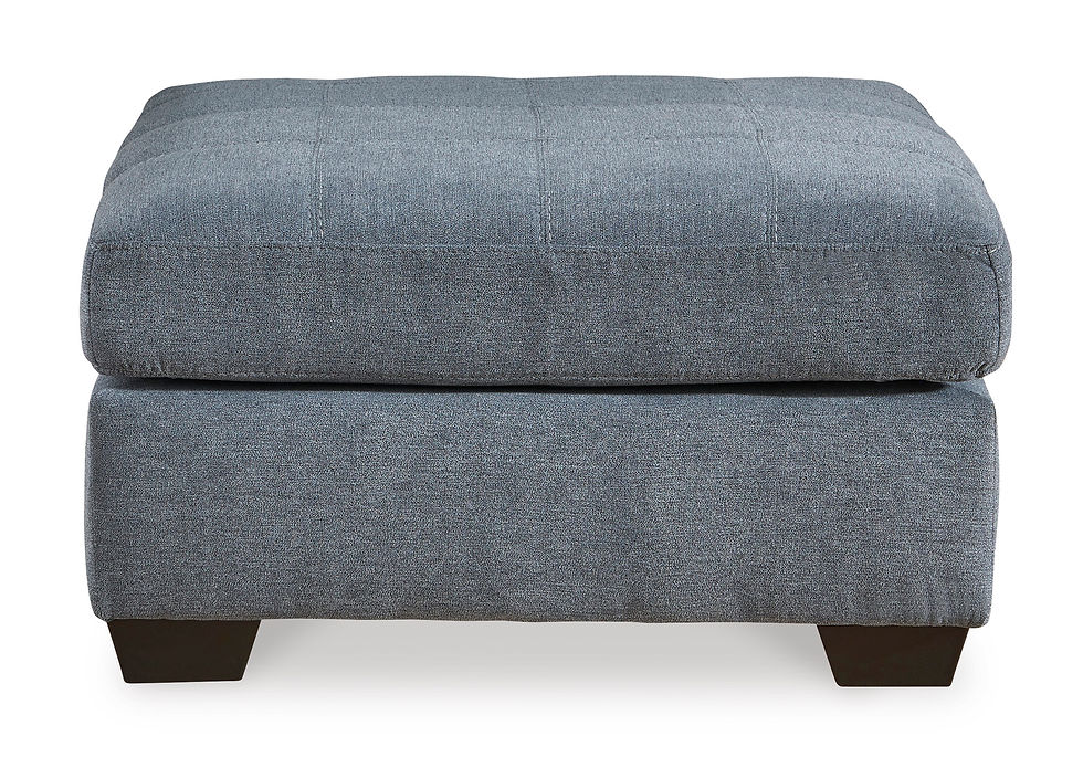 Thumbnail: Marleton Denim Ottoman