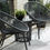 Thumbnail: Mandarin Cape Black Outdoor Table and (2) Chairs Set