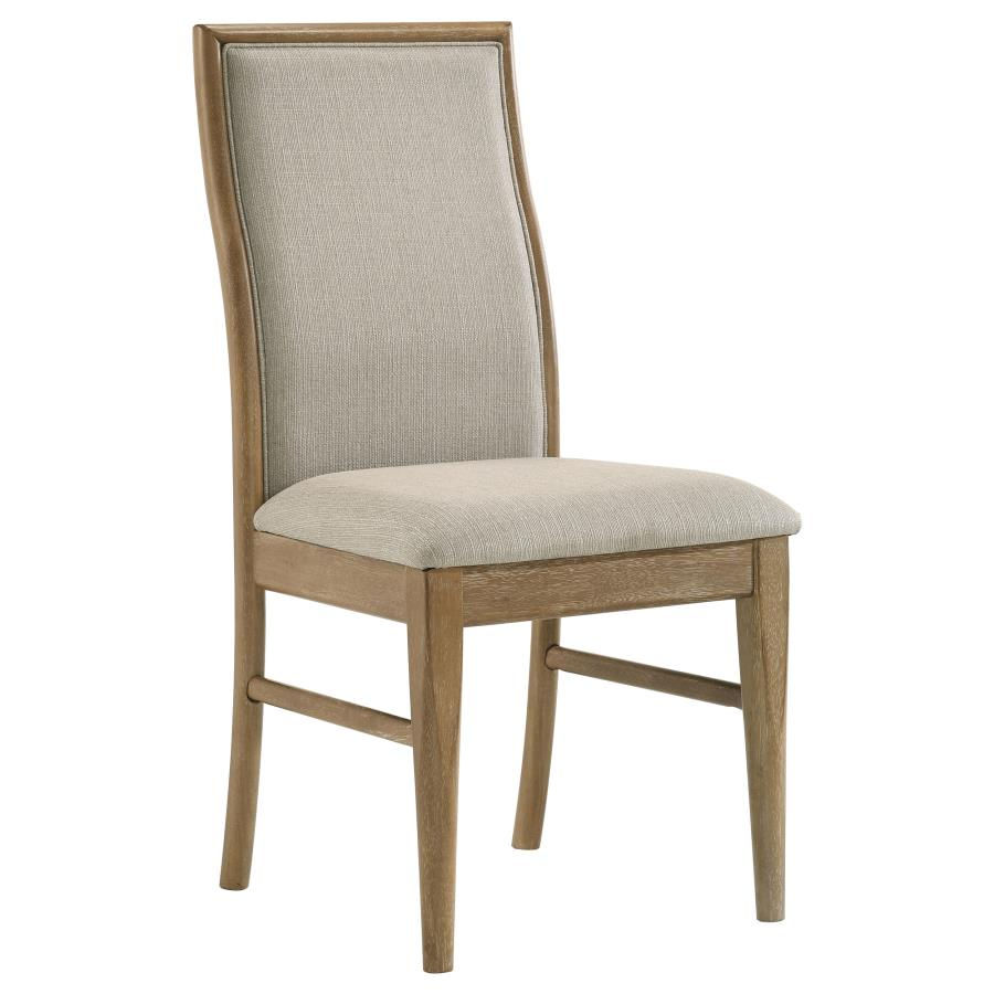 Thumbnail: Adina Distressed Light Brown 7-PC Dining Set