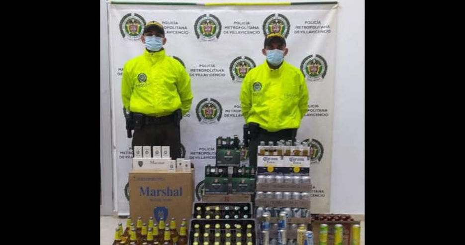 Incautado Licor en establecimientos públicos de Restrepo Meta