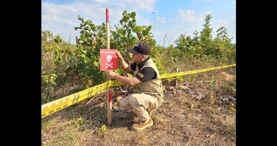 En Mapiripán Meta Inician labores de Desminado Humanitario