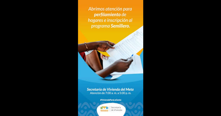 Programa Semillero para el departamento del Meta