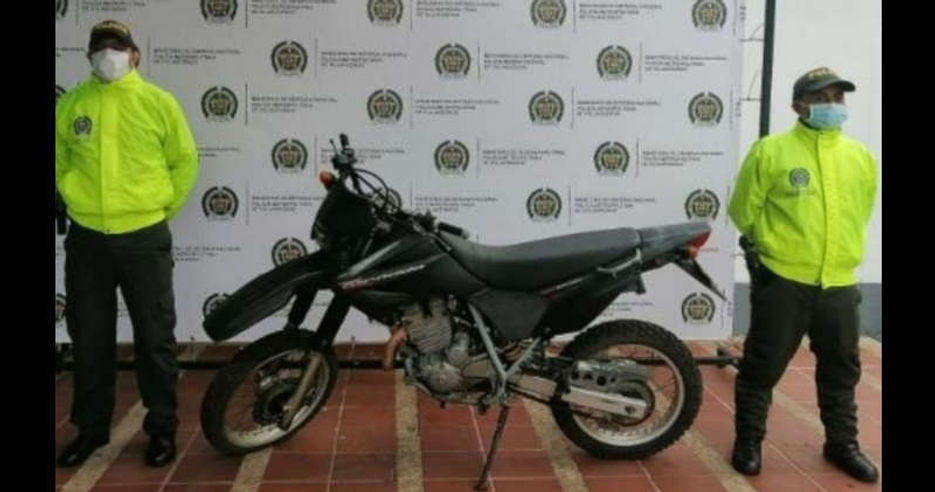 Recuperada Motocicleta Robada