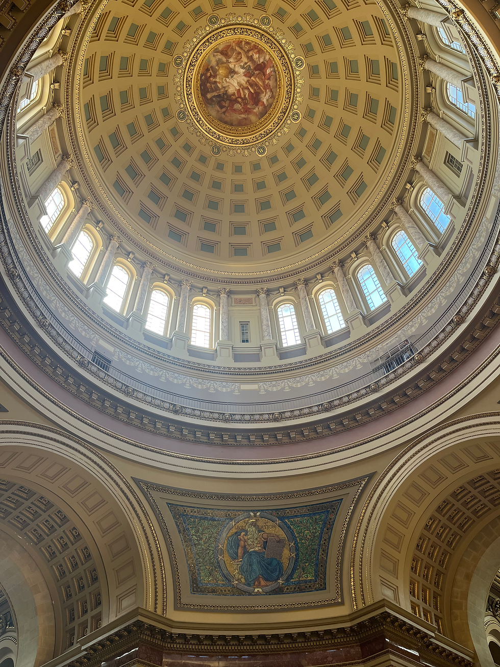 A picture of the Wisconsin State Capitol Building in Madison. 19th October, 2024. Added on 17th January, 2025.
