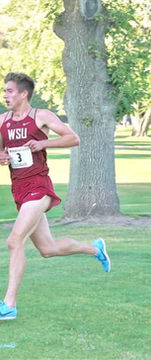 Running Cross country for Washing State University.