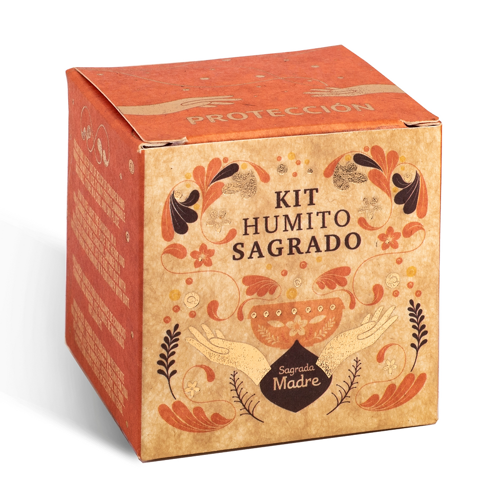 Kit de Fumee Sacrée Protection de Sagrada Madre, avec charbons parfums et mélange exclusif d'encens