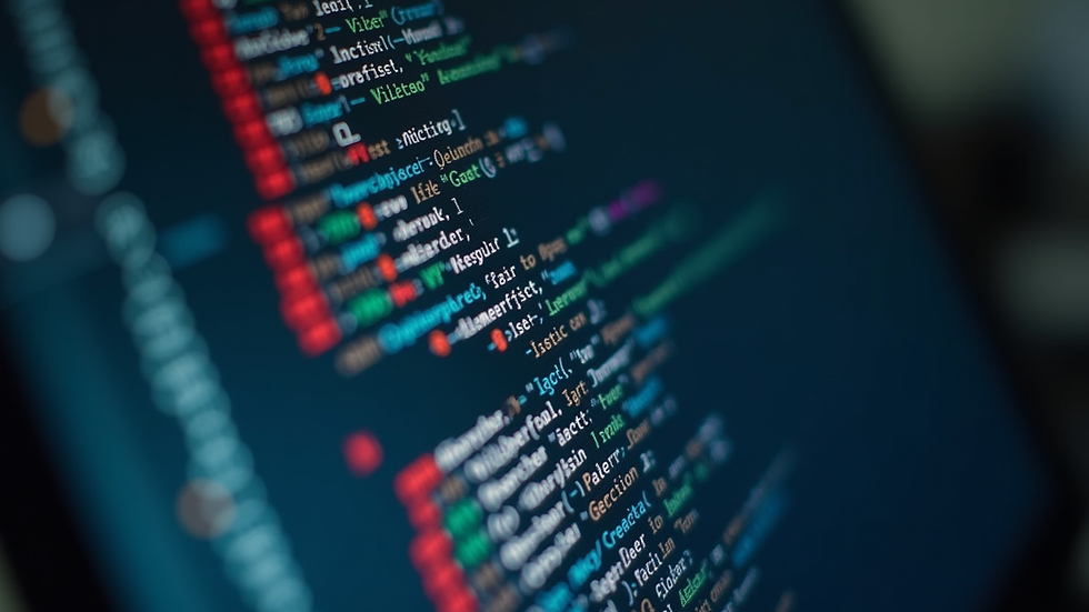 Close-up view of a computer screen displaying coding test results