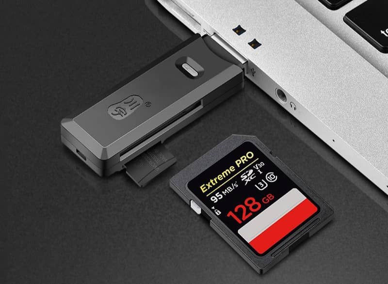 Thumbnail: USB Multi-Card Reader (SD & MicroSD up to 2TB)
