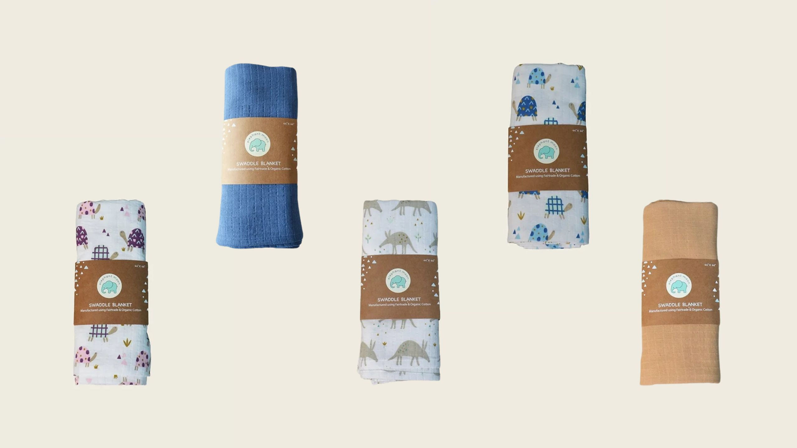 Organic Cotton Muslin Swaddle Blanket | Soft & Breathable