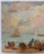 Thumbnail: Small oil painting of Margate, 1952