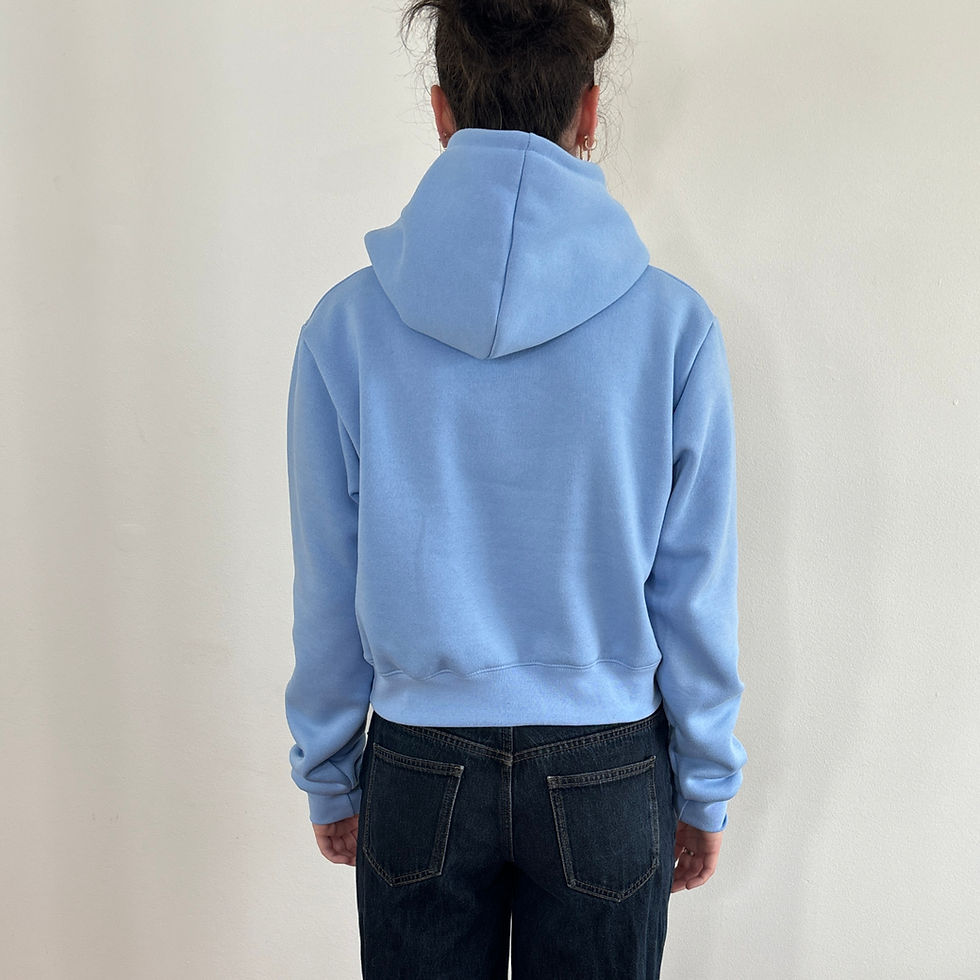 Thumbnail: Blue-Banded Bees - Crop Hoodie