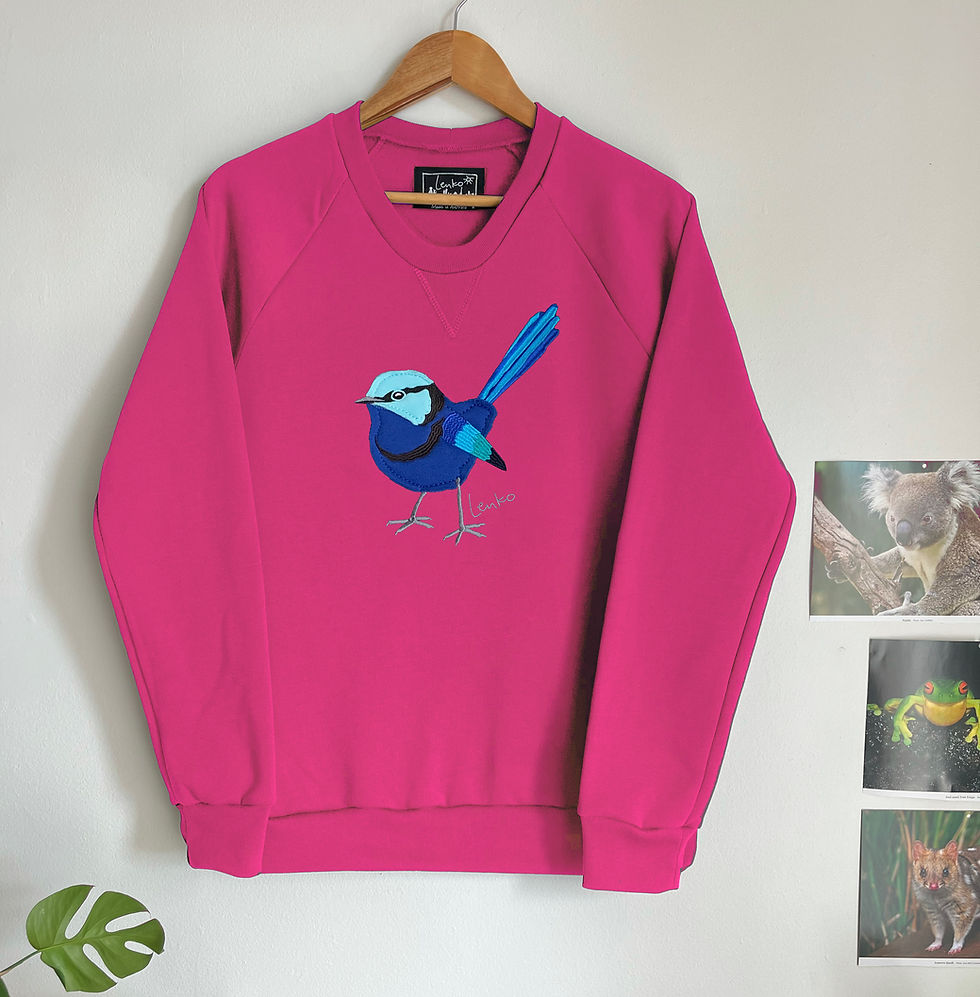 Thumbnail: Animal Sweater- Splendid Fairy-wren