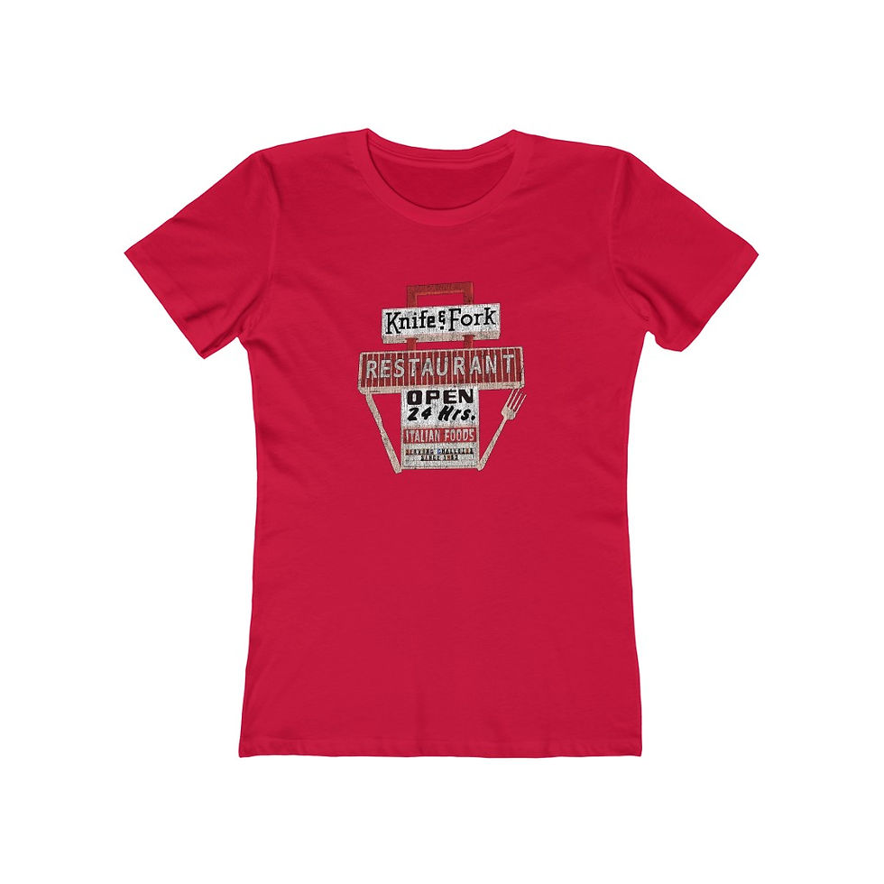 Thumbnail: Knife & Fork - Boyfriend Tee