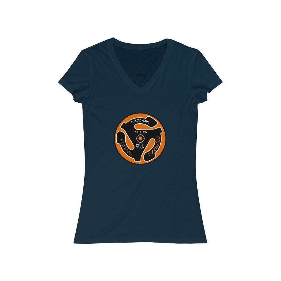 Thumbnail: Baltimore 45rpm - V-Neck Tee