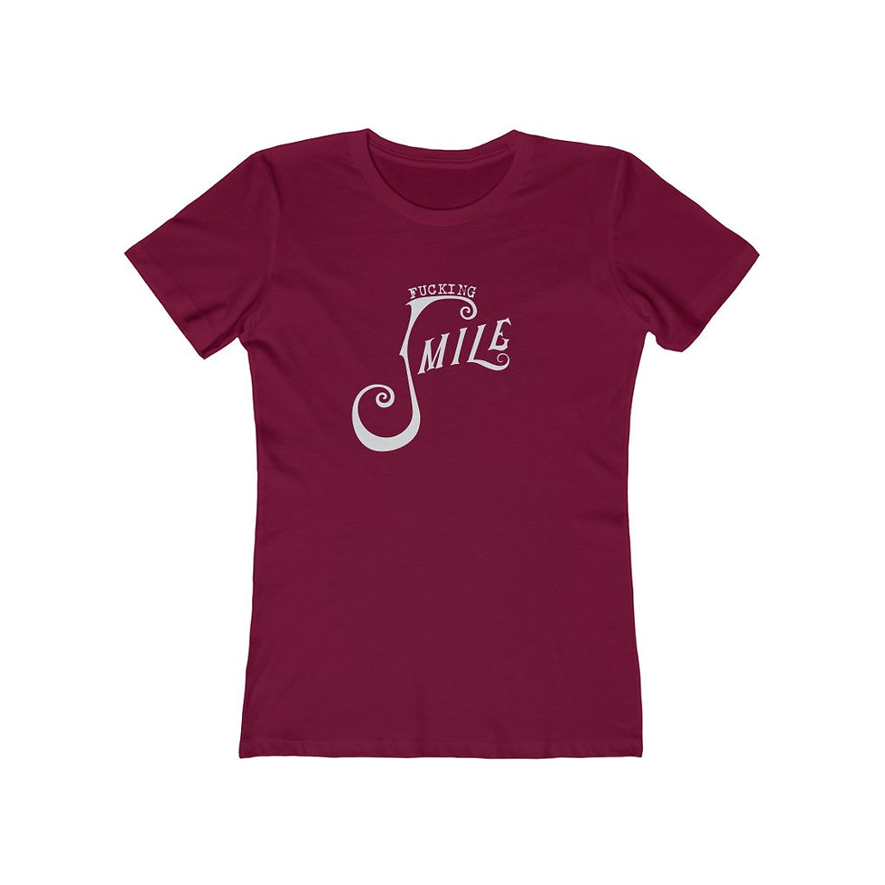 Thumbnail: Fucking Smile Women's The Boyfriend Tee
