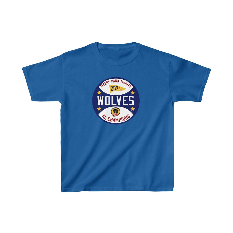 Thumbnail: Wolves AL Champs Kids Heavy Cotton™ Tee