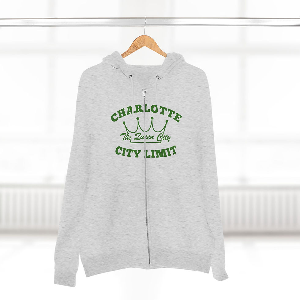 Thumbnail:  Queen City Limit Zip Hoodie, Unisex Sweatshirt, Graphic Hoodie